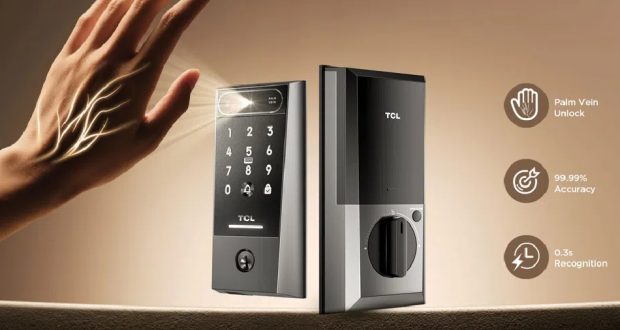 قفل های هوشمند جدید TCL با اسکنر کف دست و پشتیبانی Matter معرفی شدند