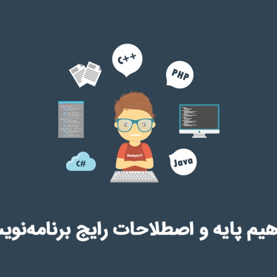 آشنایی با الفبا، مفاهیم پایه و اصطلاحات رایج در برنامه‌نویسی