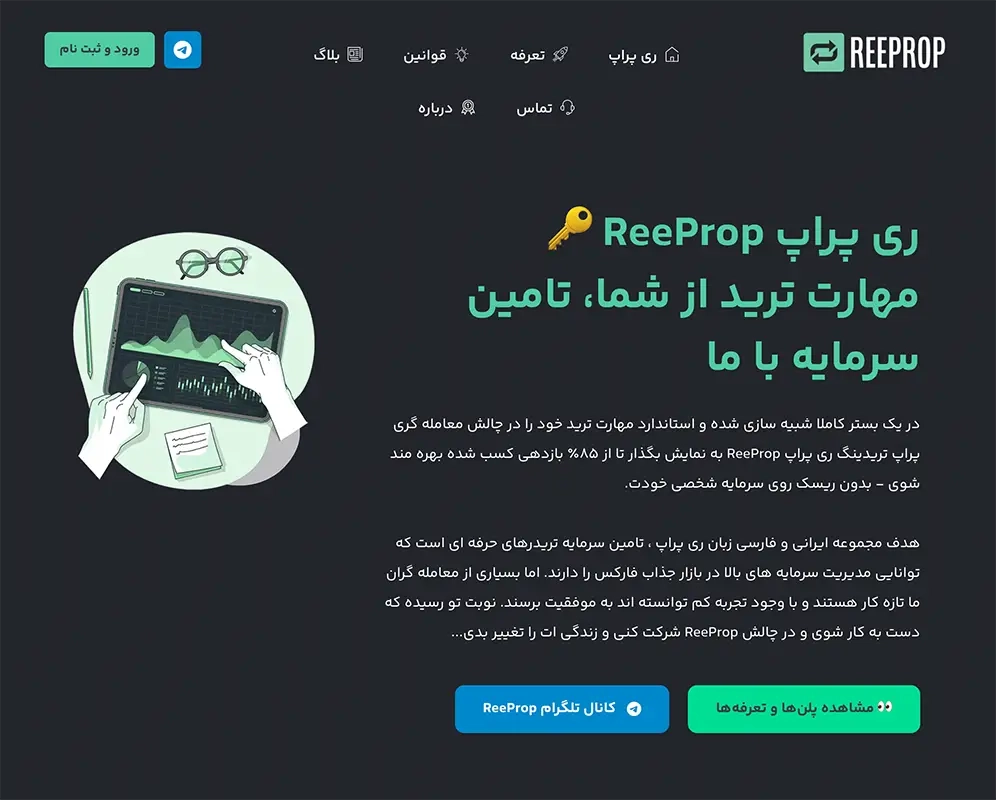 ری پراپ، پُلی که استعداد را به فرصت تبدیل می کند