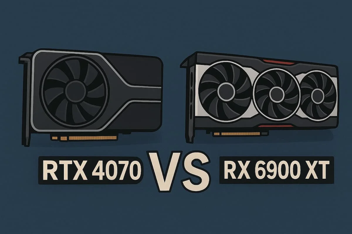 قدرت واقعی در بازی: RTX 4070 یا RX 6900 XT؟ پاسخ اینجاست!