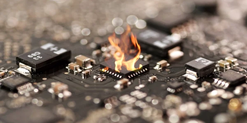 10 علائم سوختن مادربرد کامپیوتر و لپ تاپ که باید بدانید! بوی سوختگی و گرمای غیرطبیعی اطراف مادربرد