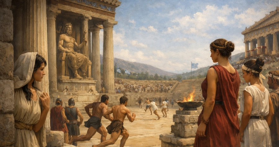 آیا زنان در المپیک یونان باستان حضور داشتند؟