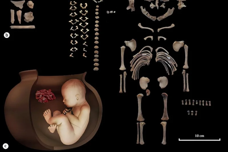 راز تدفین متفاوت دو جنین ۶۵۰۰ ساله در ایران آشکار شد