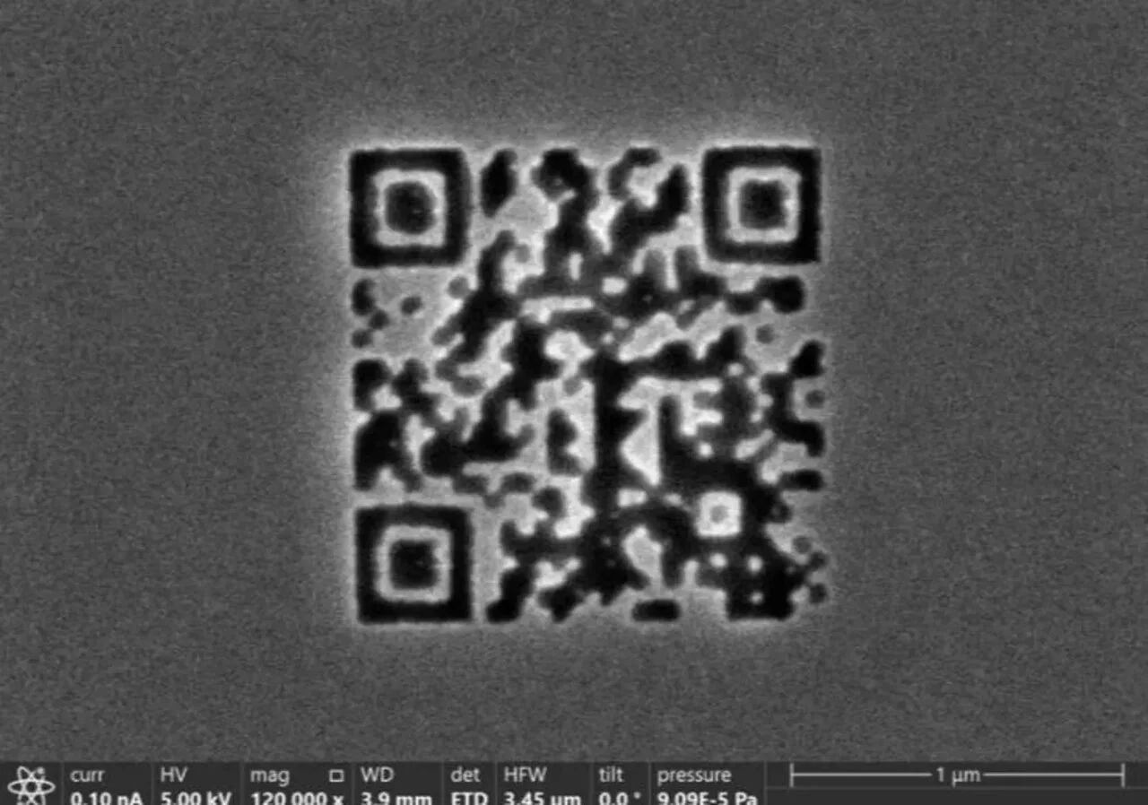 کوچک‌ترین کد QR دنیا ساخته شد؛ حتی کوچک‌تر از باکتری!