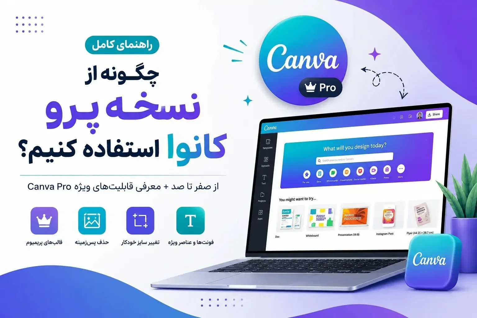 چگونه از نسخه پرو کنوا استفاده کنیم؟