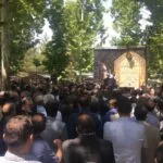 آئین وداع با پیکر هنرمند عرصه موسیقی لرستان برگزار شد