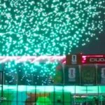 تمرین افتتاحیه جام جهانی با صدها پهپاد نورانی + عکس