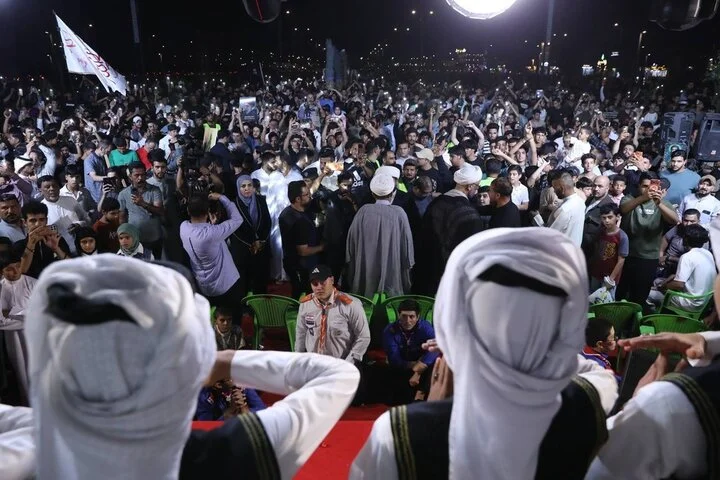 جشنواره سرود «یدا بید» با حضور مردم بصره آغاز شد