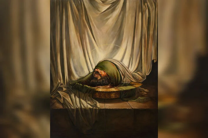 نقش شهادت در آثار محمدعلی نادری؛ وقتی قلمو با زبان درد سخن می‌گوید