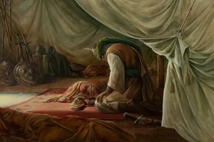 نقش شهادت در آثار محمدعلی نادری؛ وقتی قلمو با زبان درد سخن می‌گوید