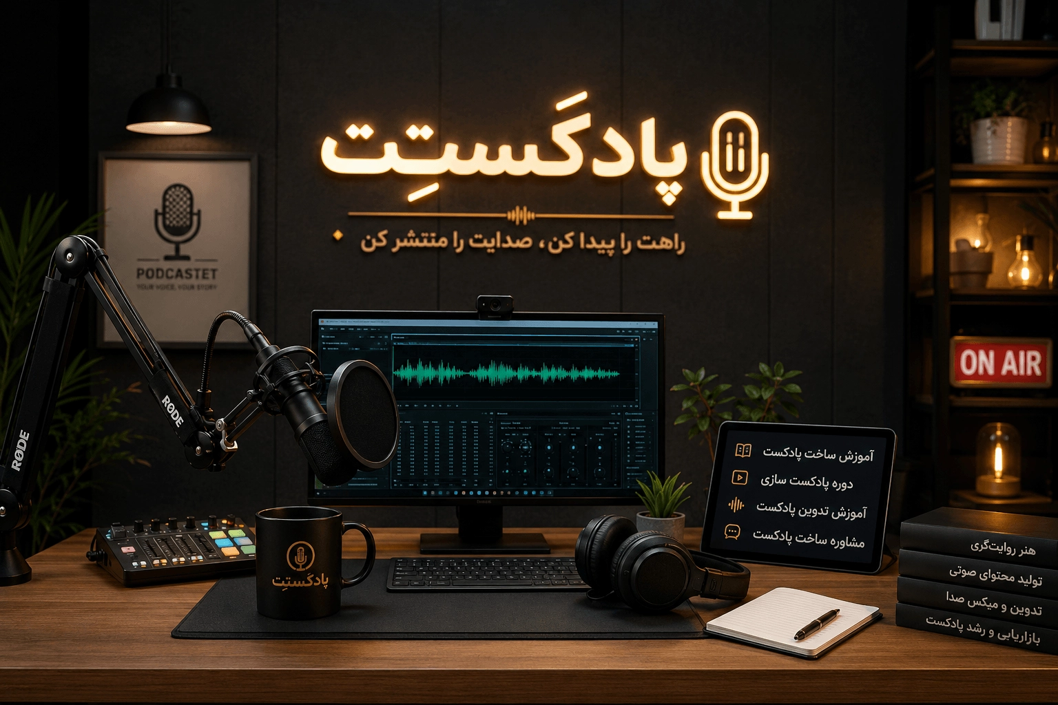 پادکَستِت، داستان، ماموریت و راهنمایی برای کسی که میخواهد پادکست خودش را بسازد روش آموزش در پادکستت