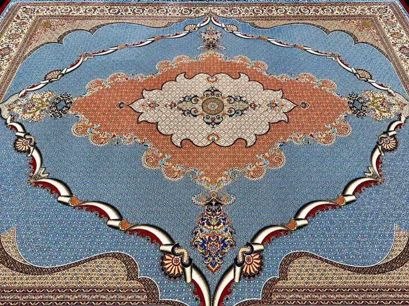 فرش شسته شده در کارخانه قالیشویی سروش