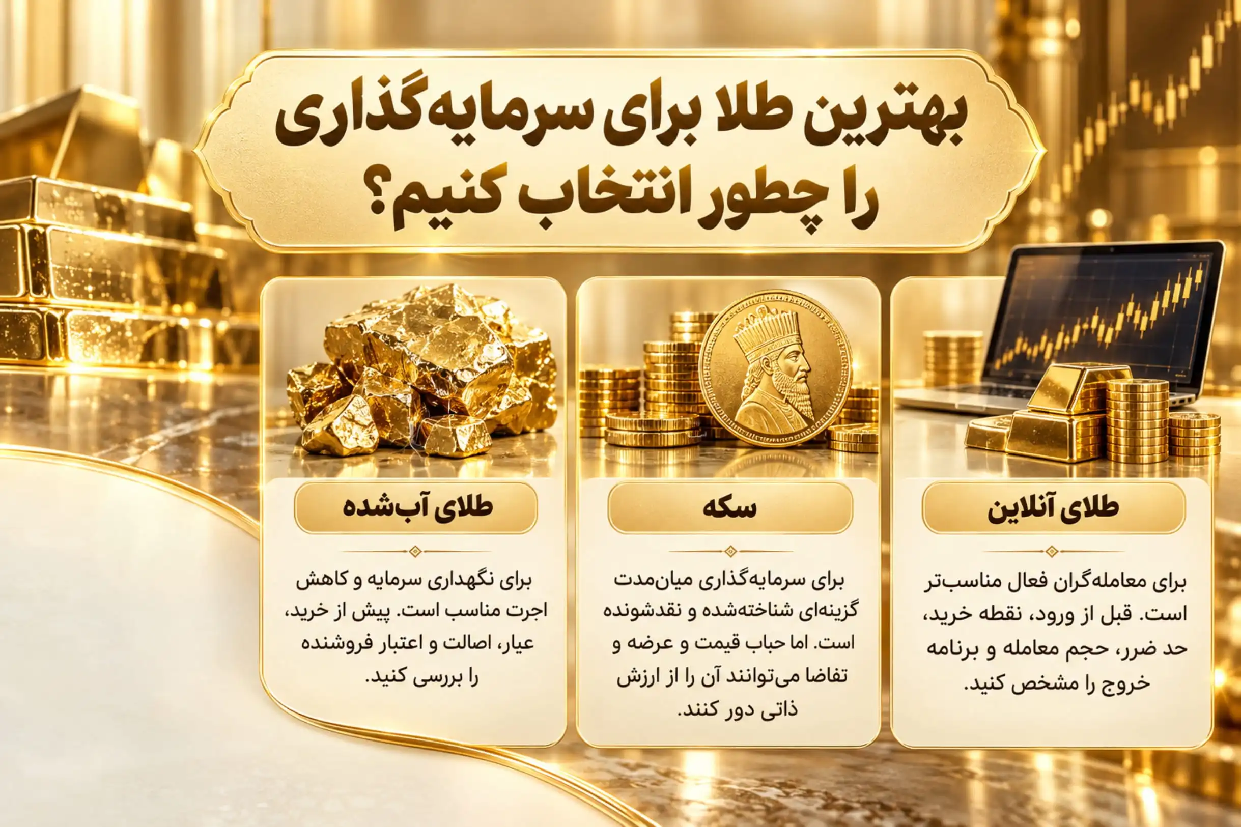 بهترین طلا برای سرمایه گذاری بهترین طلا برای سرمایه گذاری چیست